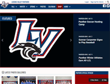 Tablet Screenshot of lickingvalleyathletics.com